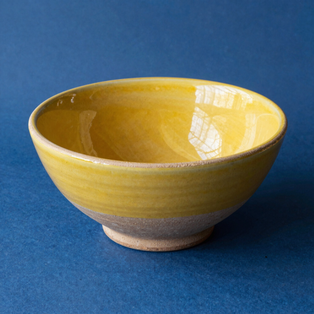 Saffron Eclipse Serving Bowl