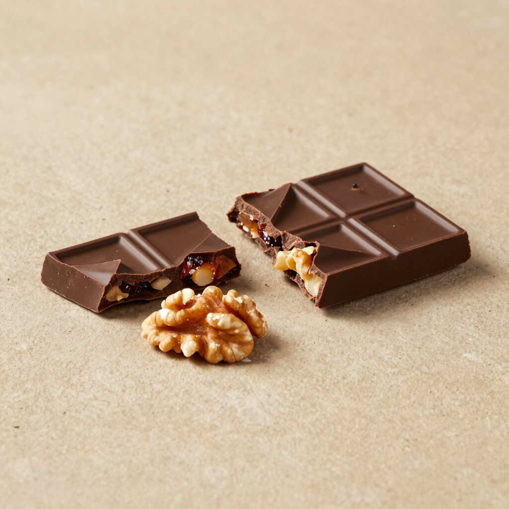 Walnut & Date Dark Chocolate Bark