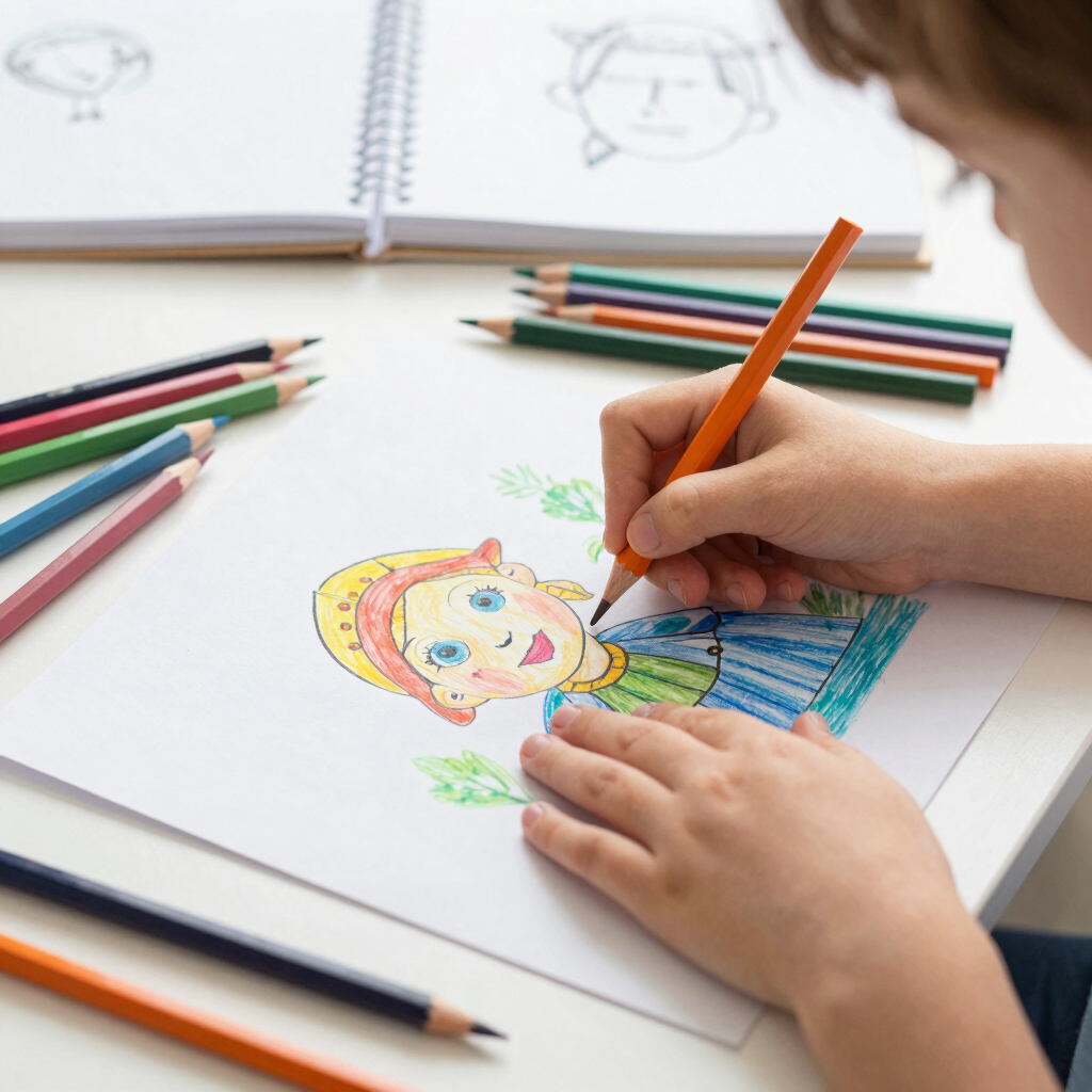 رسم وتطوير المهارات للصغار