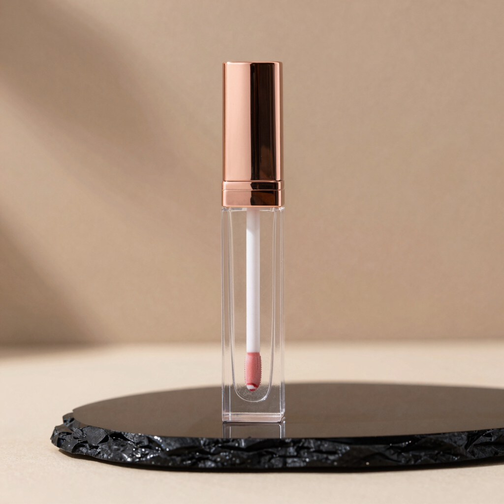 Rose Gold Lip Plumping Gloss