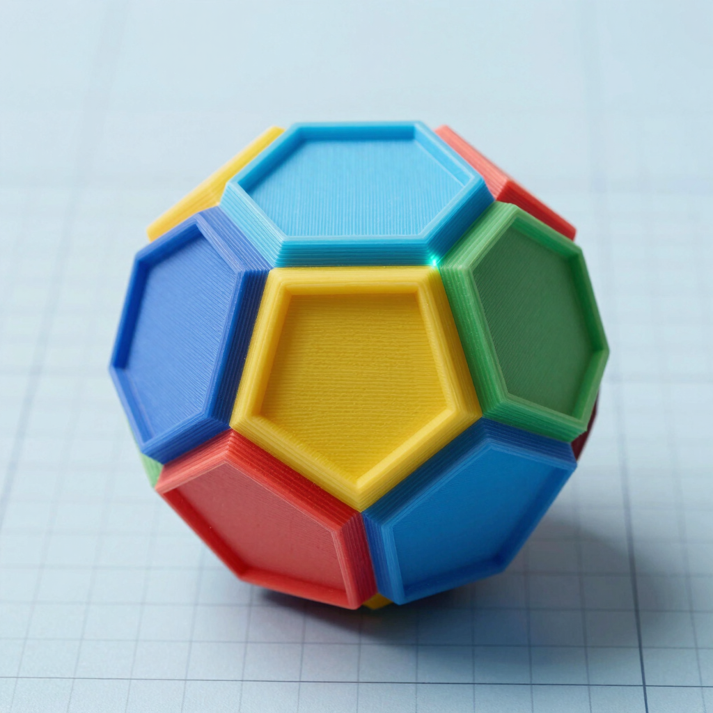 Escultura de Escritorio Poli-Hexagonal