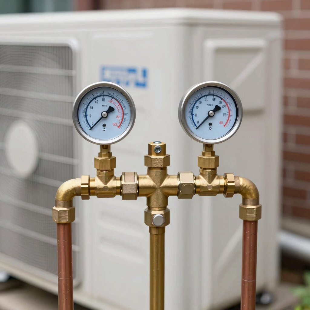 Refrigerant Leak Test and Recharge