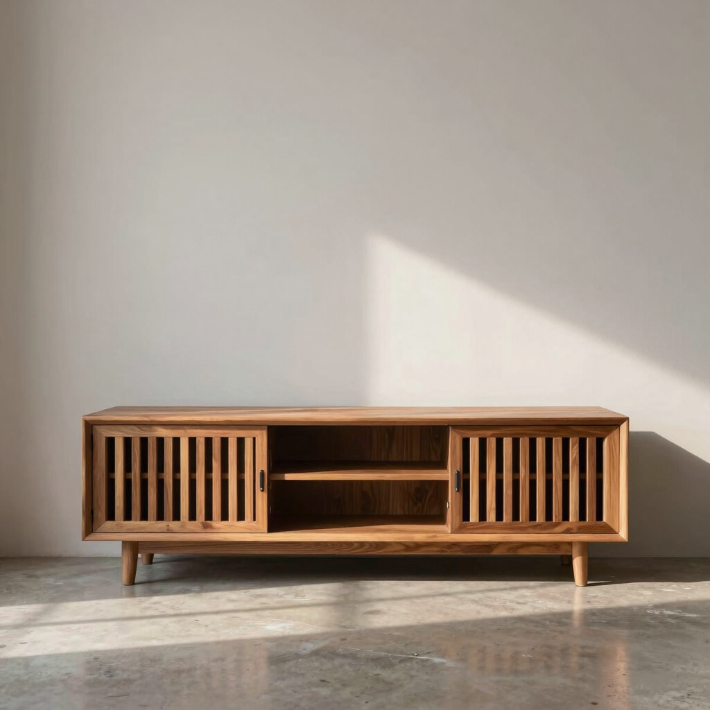 Urban Sheesham Low TV Console