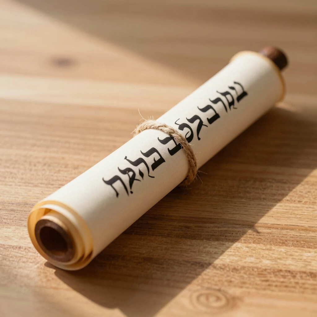 Scribe-Certified 12cm Mezuzah Scroll