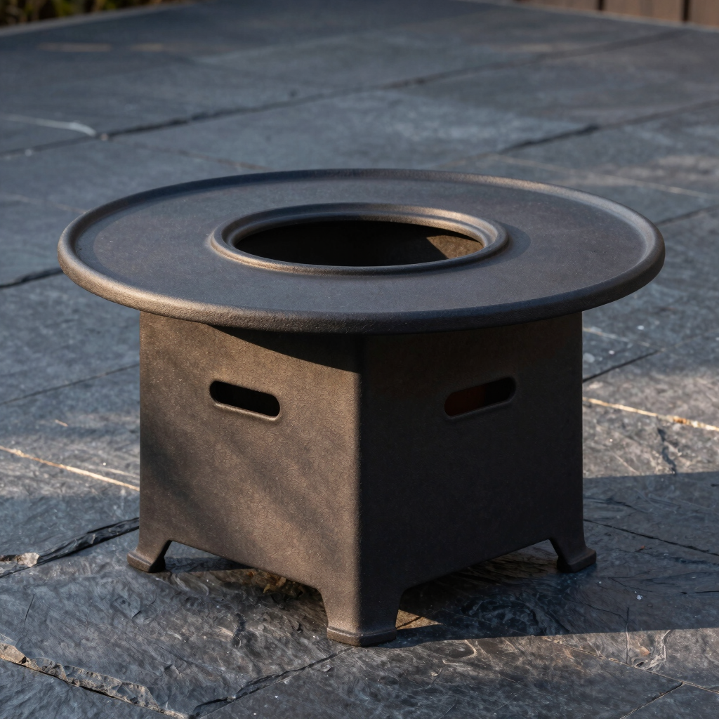 Compact Cast Iron Patio Fire Pit