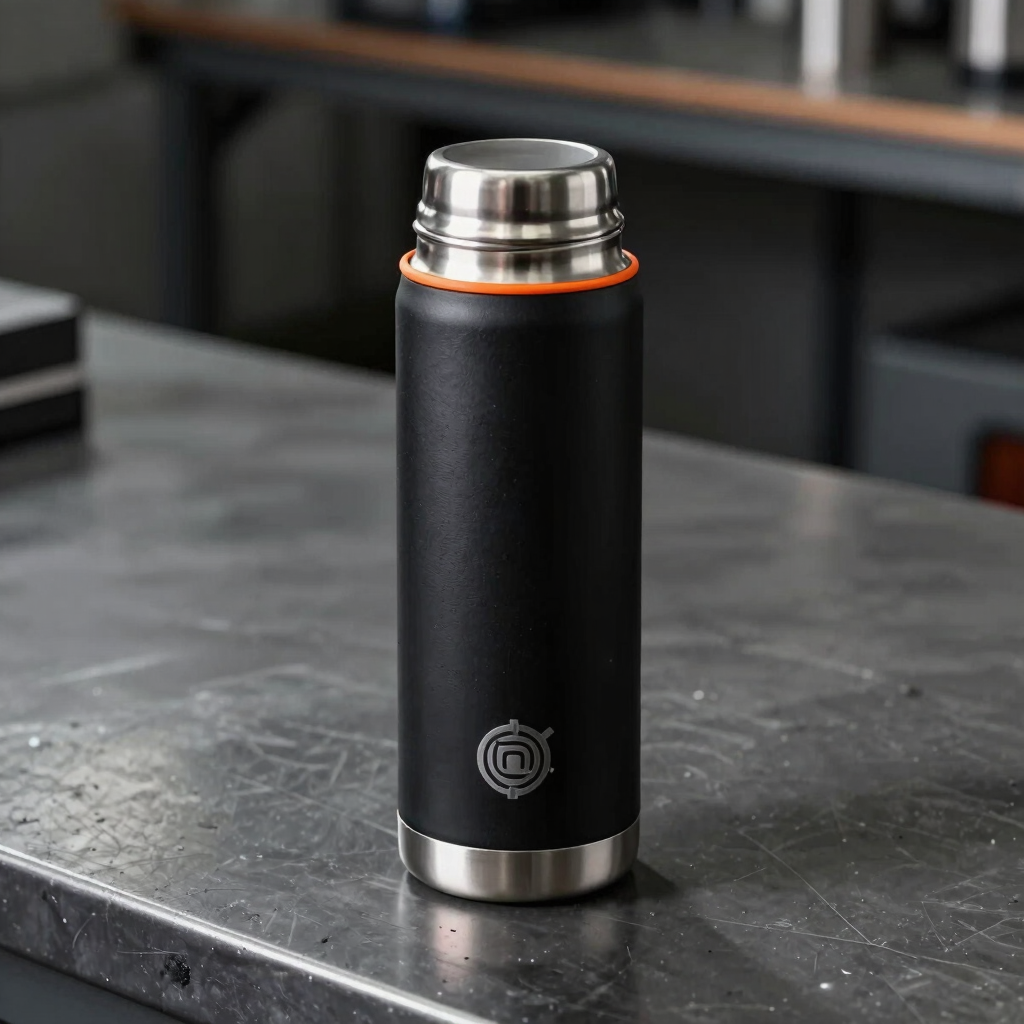 Forge Matte Black Thermos