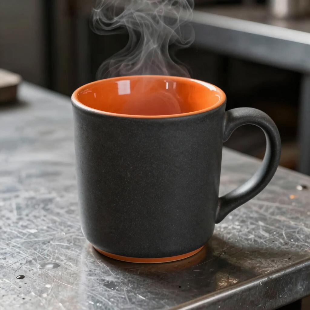 Steel-Grip Matte Coffee Mug