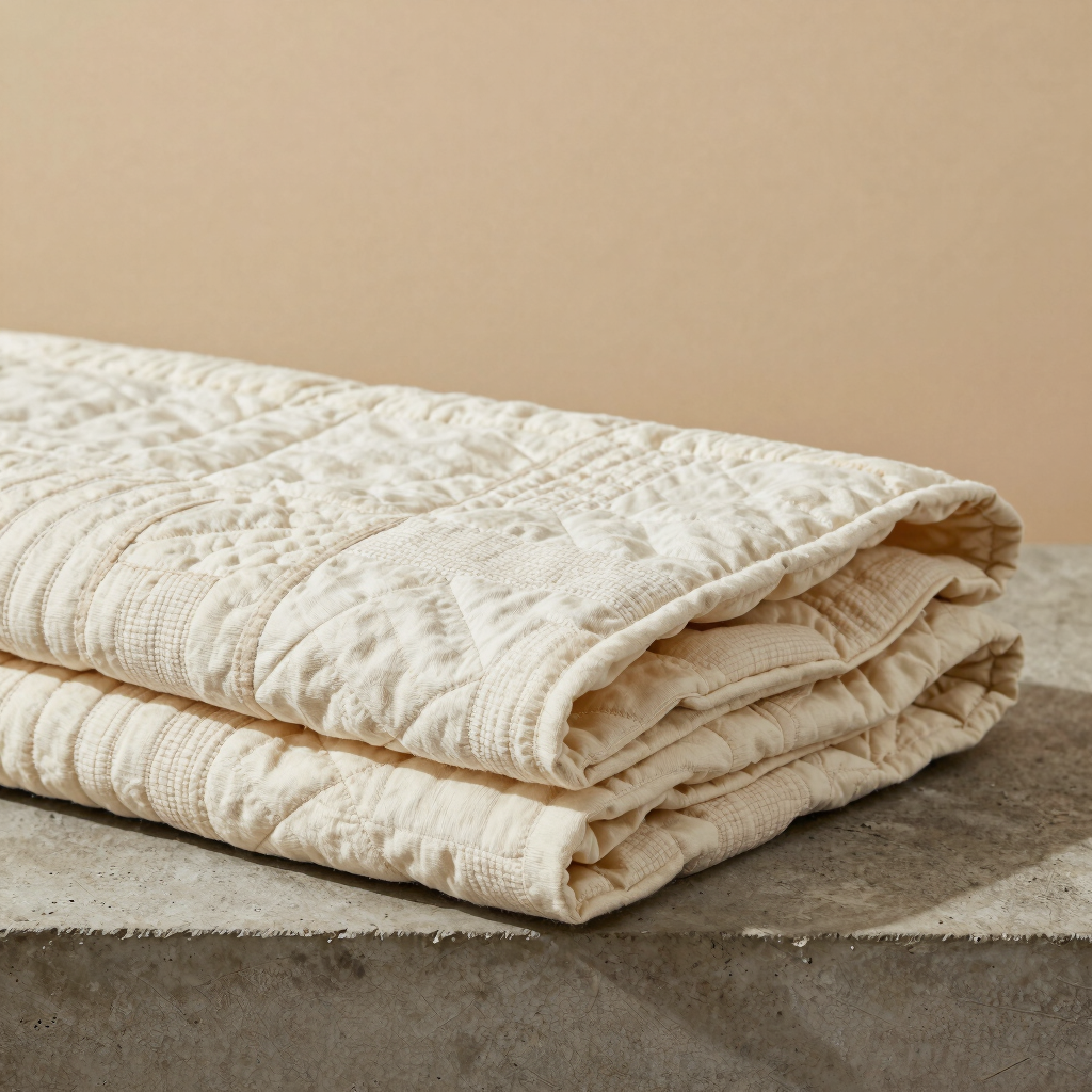 Raw Cotton Patchwork Quilt