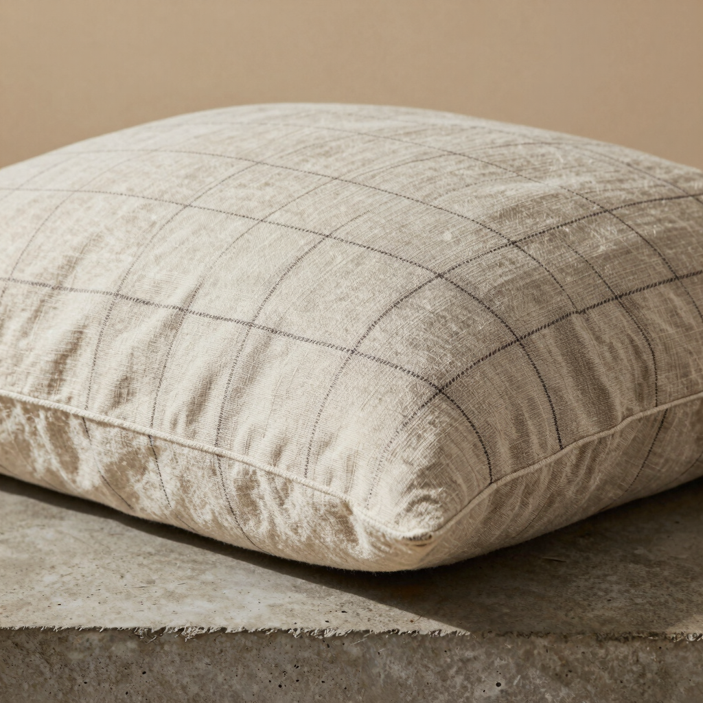 Coarse Linen Grid Cover