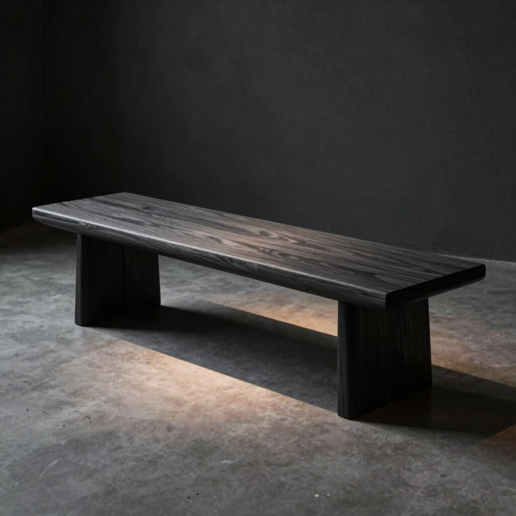 Charcoal Ash Bench