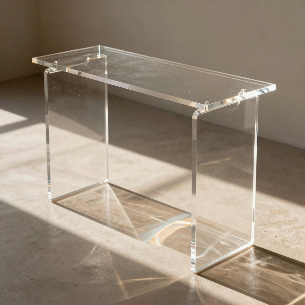 Prism Acrylic Console Table