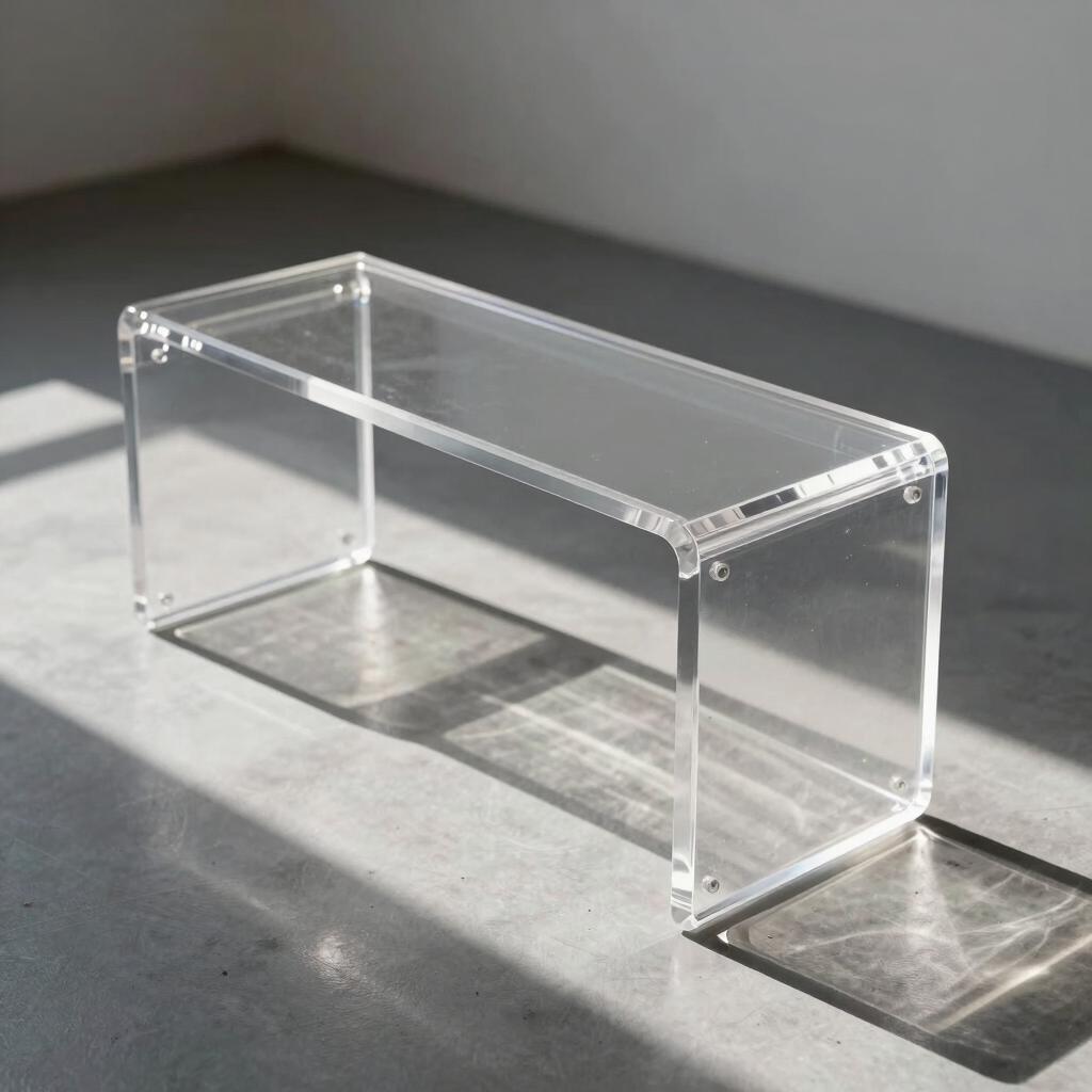 Spectral Acrylic Sofa Bench
