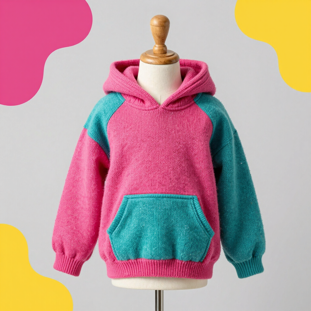 Sudadera Color Block Perrito Alegre