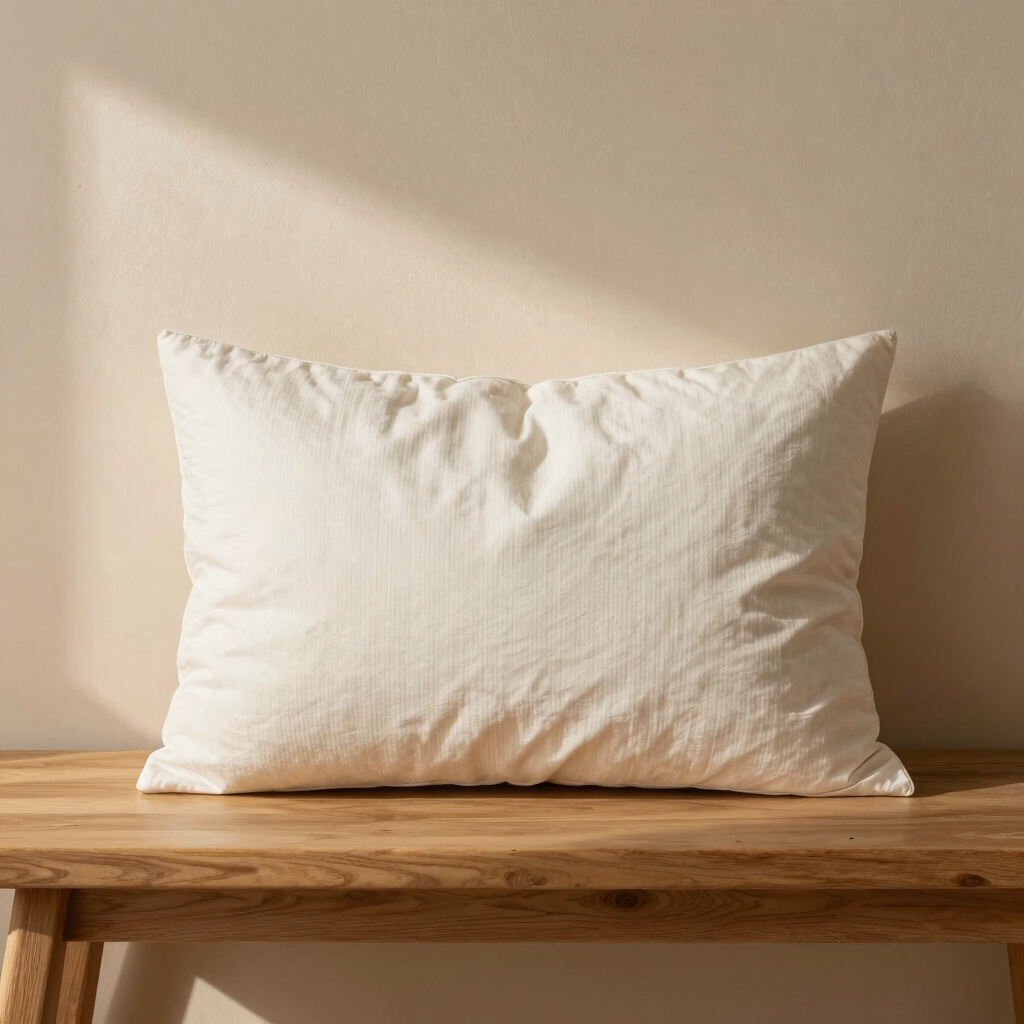 Ribbed Organic Cotton Pillow