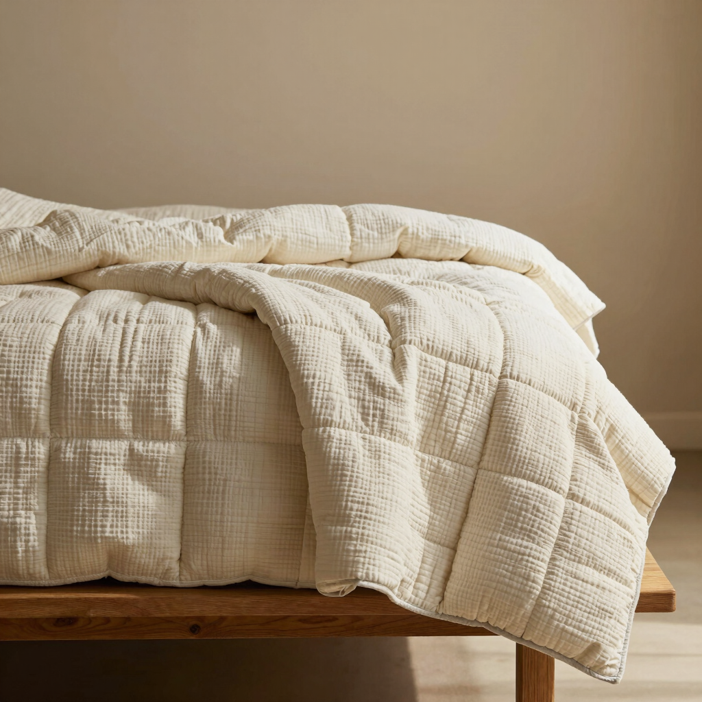 Slub Cotton Bed Quilt