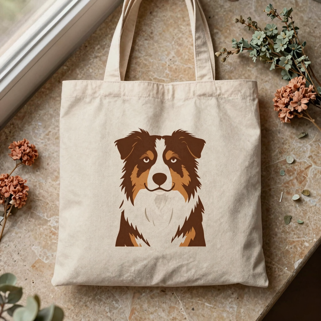 Tote Bag Coton Aussie Mom