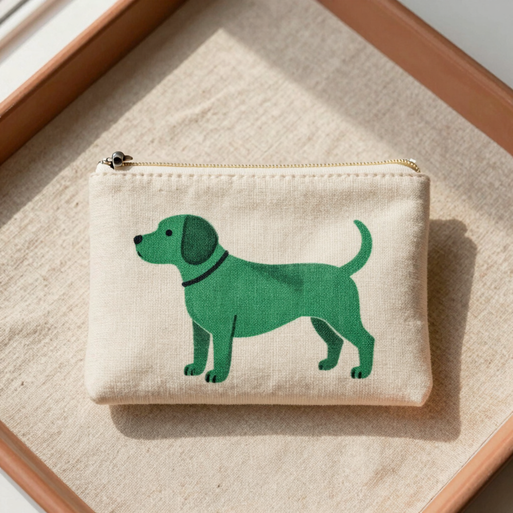Pochette Zippée Coton Bio