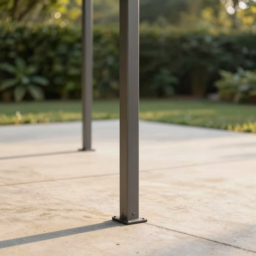 Modular Alloy Gazebo Corner Structure
