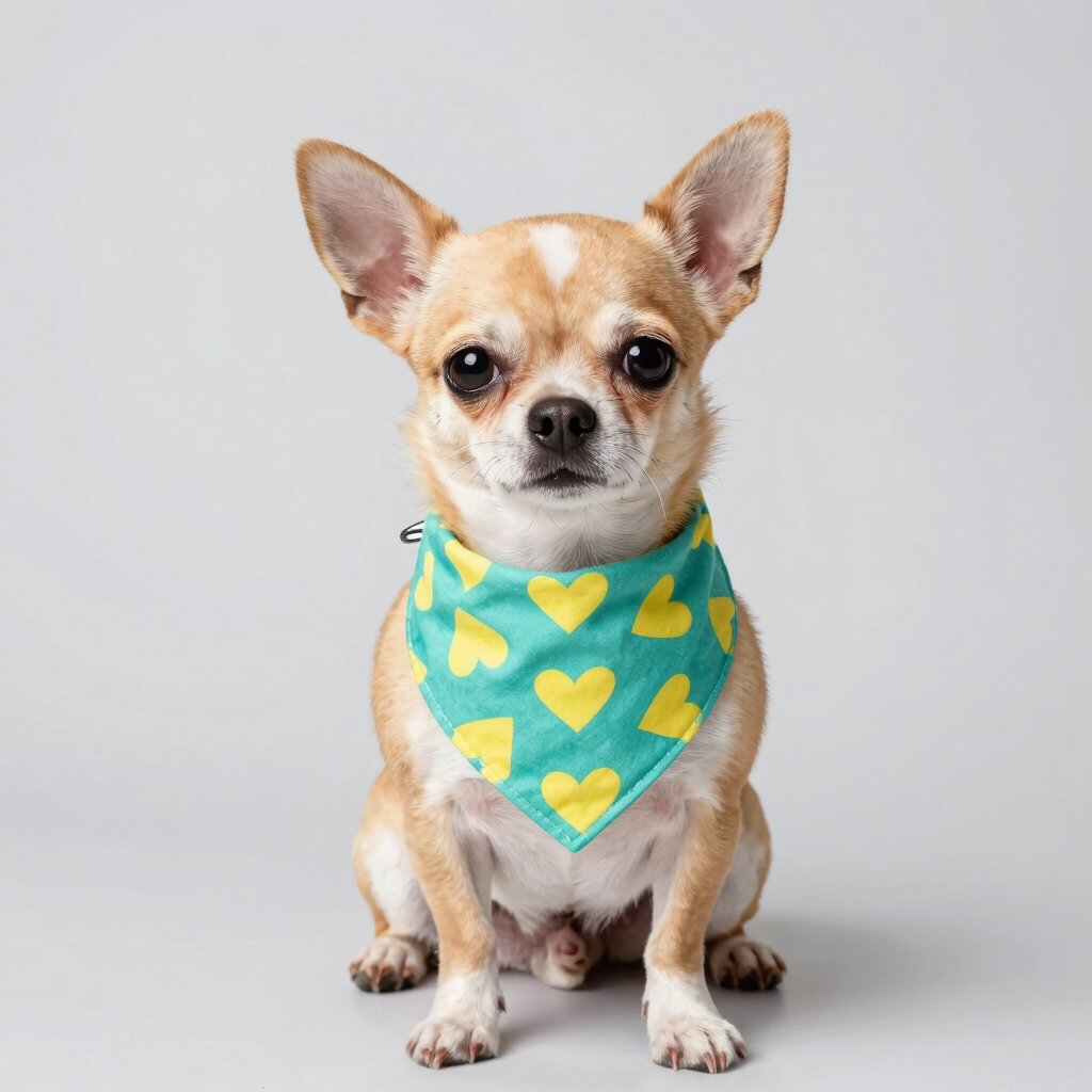Bandana Reversible Patitas de Amor