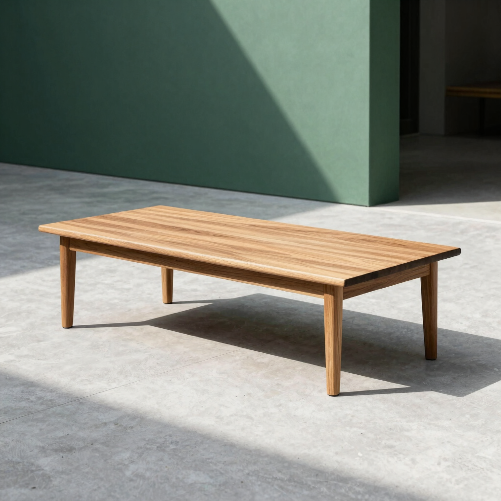 Linear Teak Coffee Table