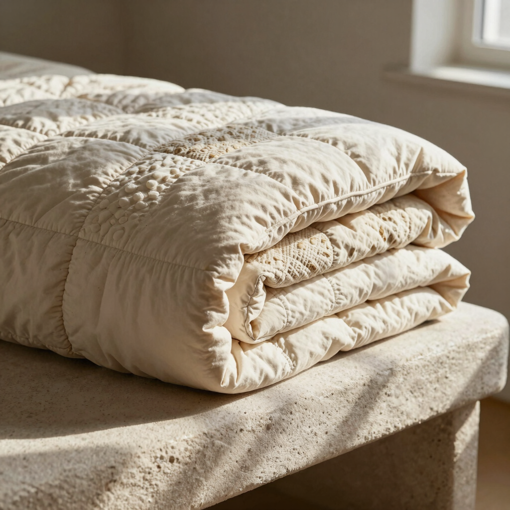 Tonal Patchwork Cotton Quilt