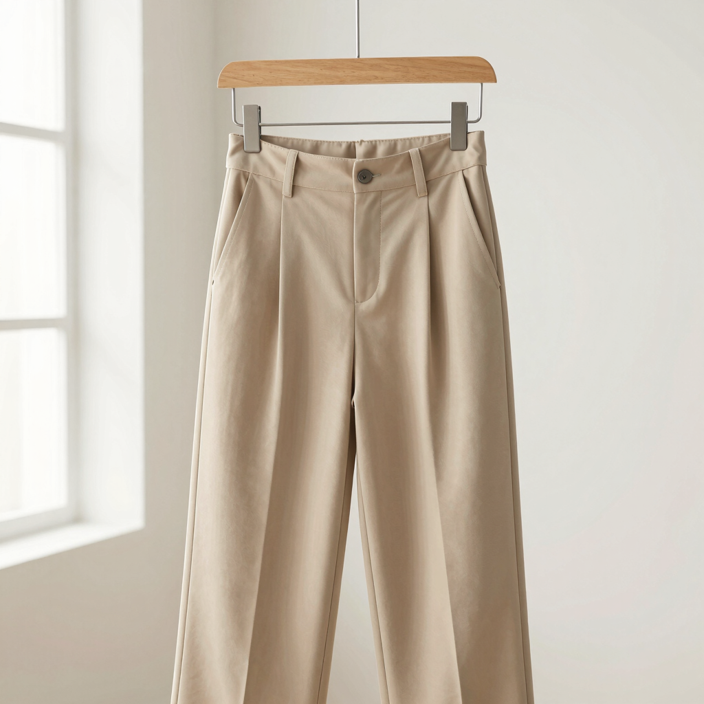 Classic High-Waist Wide Leg Trousers