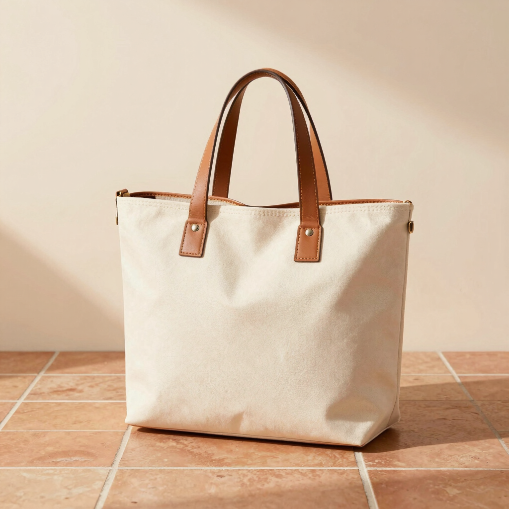 Durable Canvas Diaper Tote