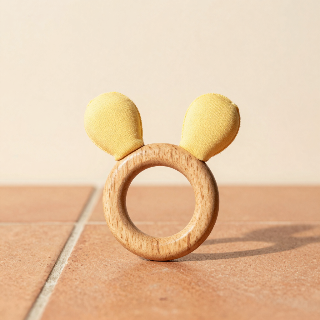 First Steps Beechwood Teether