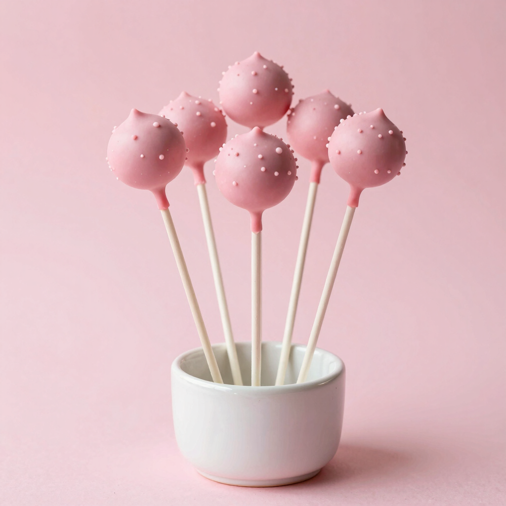 Raspberry Blush Cake Pops