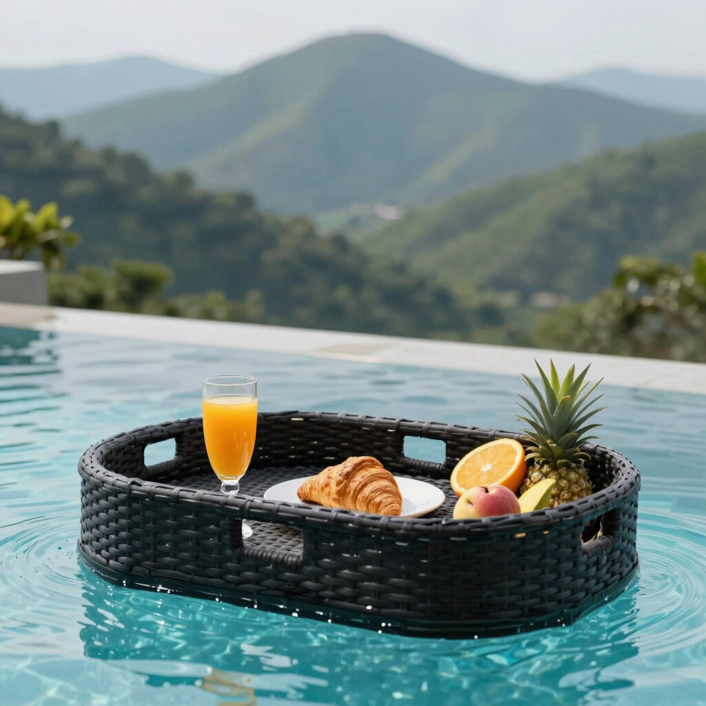 Luxury Floating Pool Breakfast