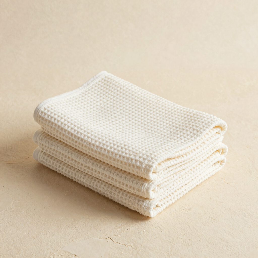 Organic Cotton Waffle Towel Set