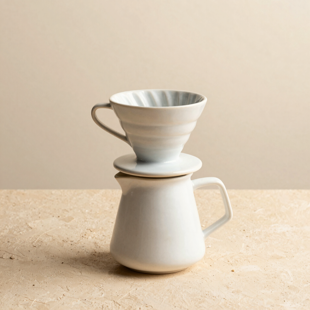 Stoneware Coffee Dripper Set