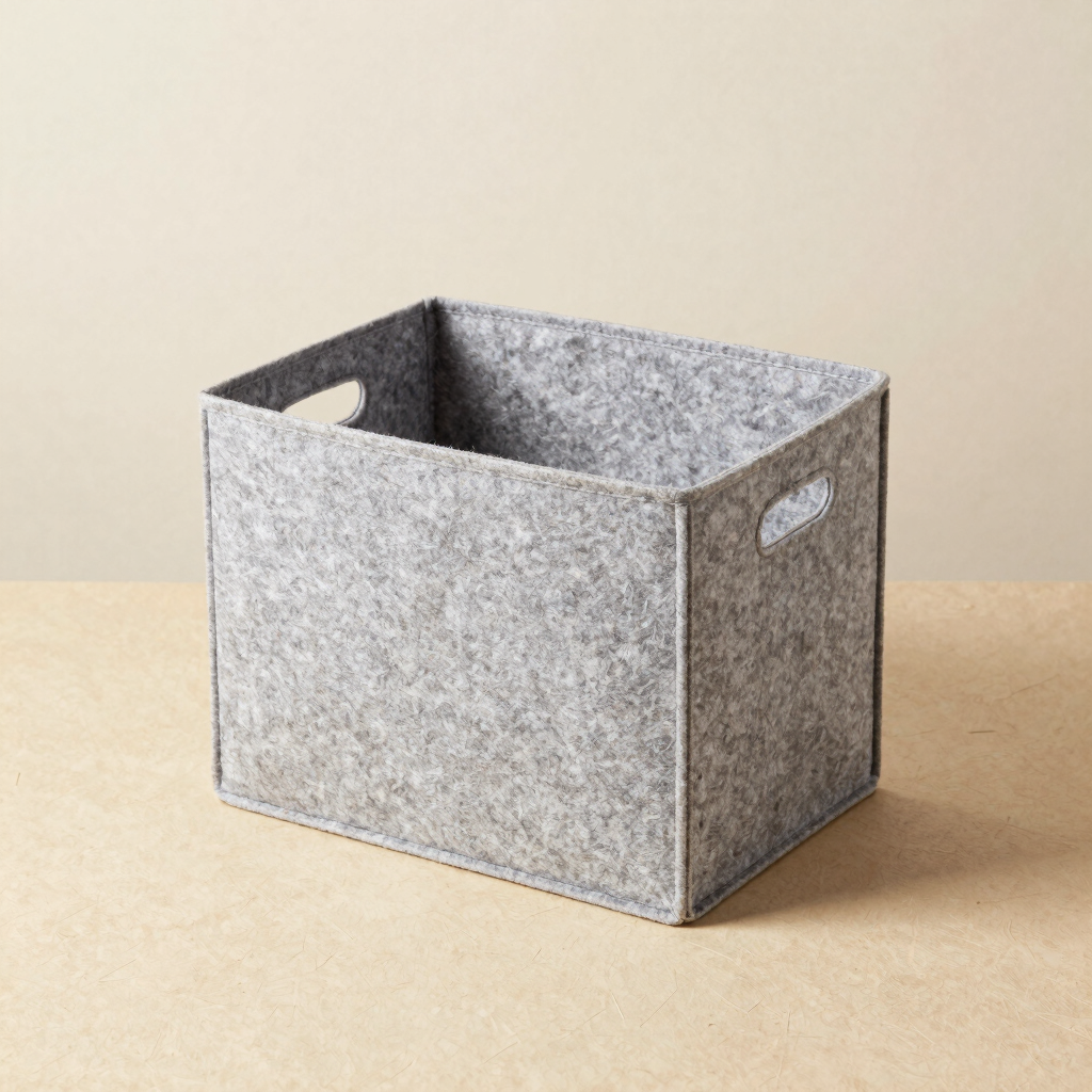 Structured Recycled Felt Bins