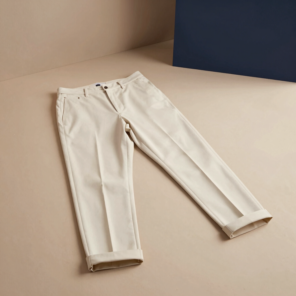 Calça Alfaiataria Reta Off-White