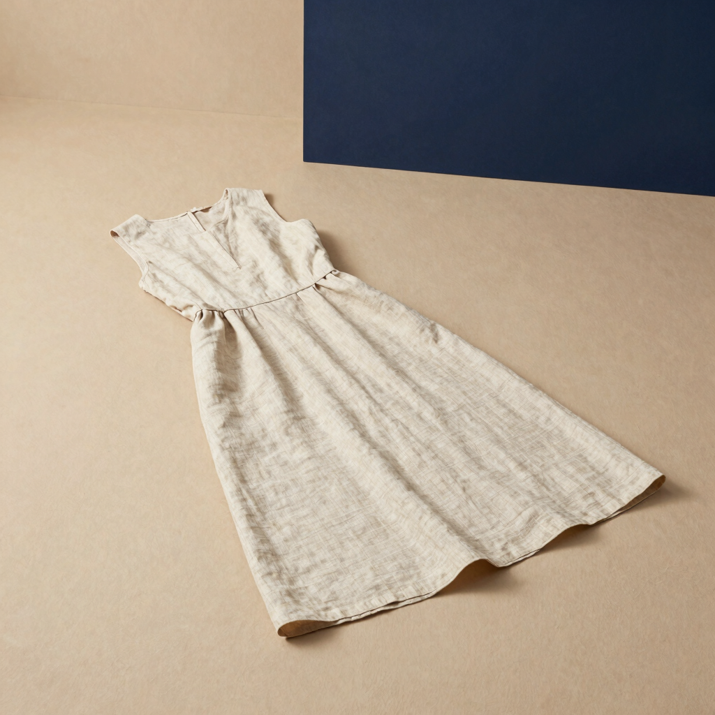 Vestido Midi Linho Orgânico