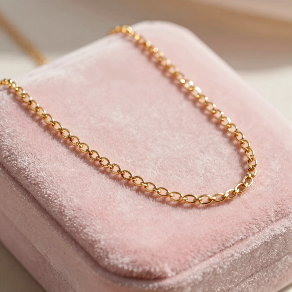 Collar Cadena de Eslabones Sol