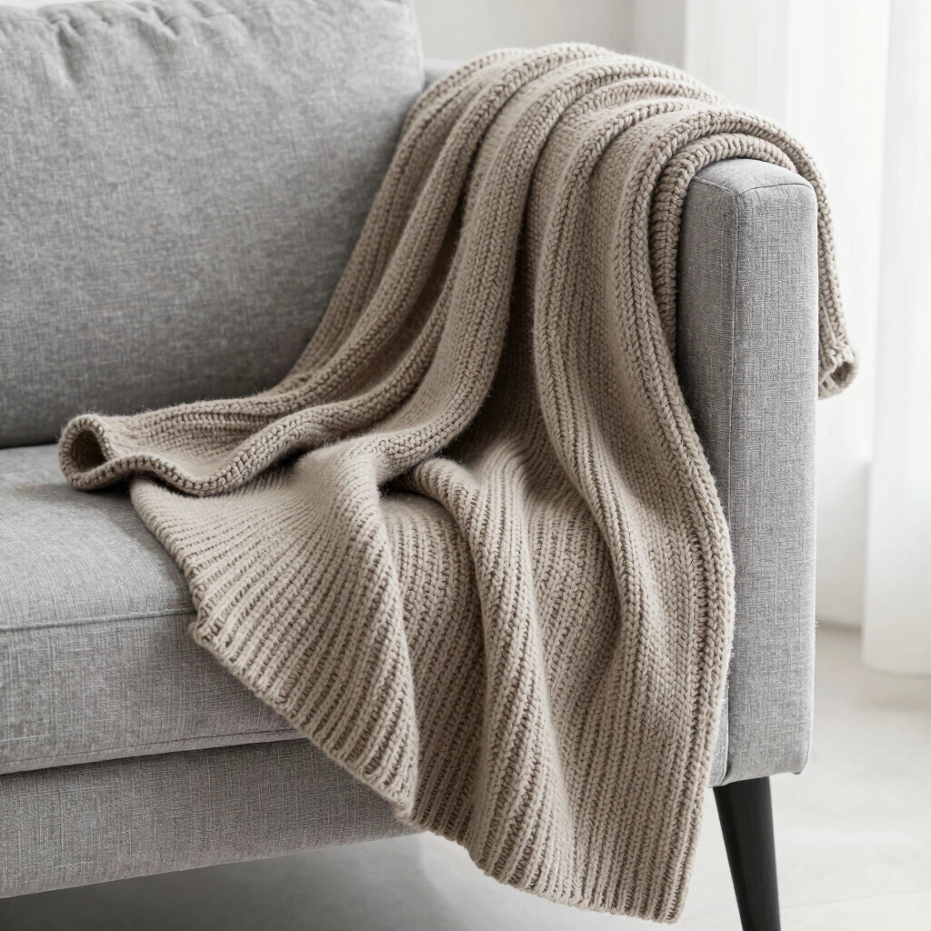 Oversized Merino Wool Throw