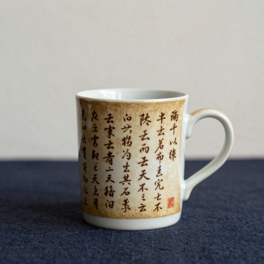 Constitution Calligraphy Coffee Mug