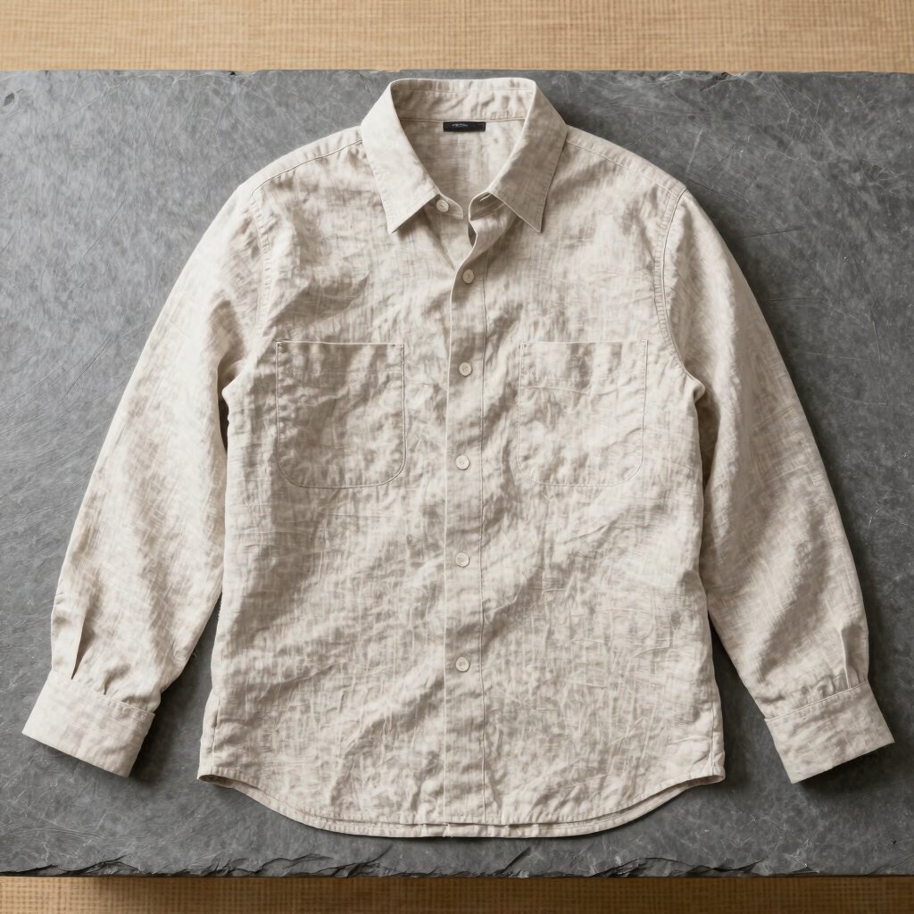 Flax Linen Utility Overshirt
