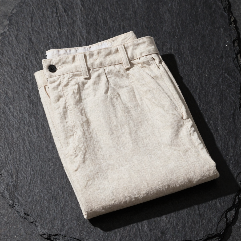 Off-White Tailored Linen Pants