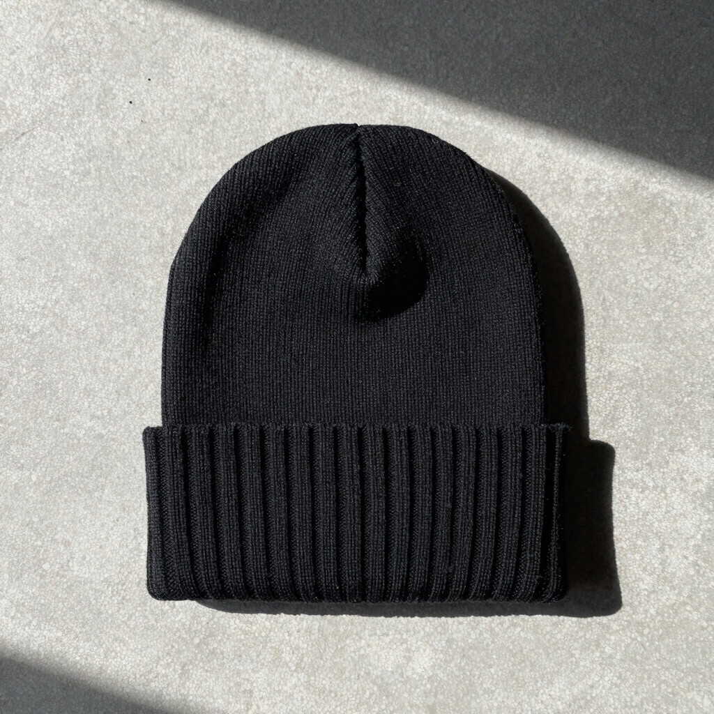 Brutalist Ribbed Beanie
