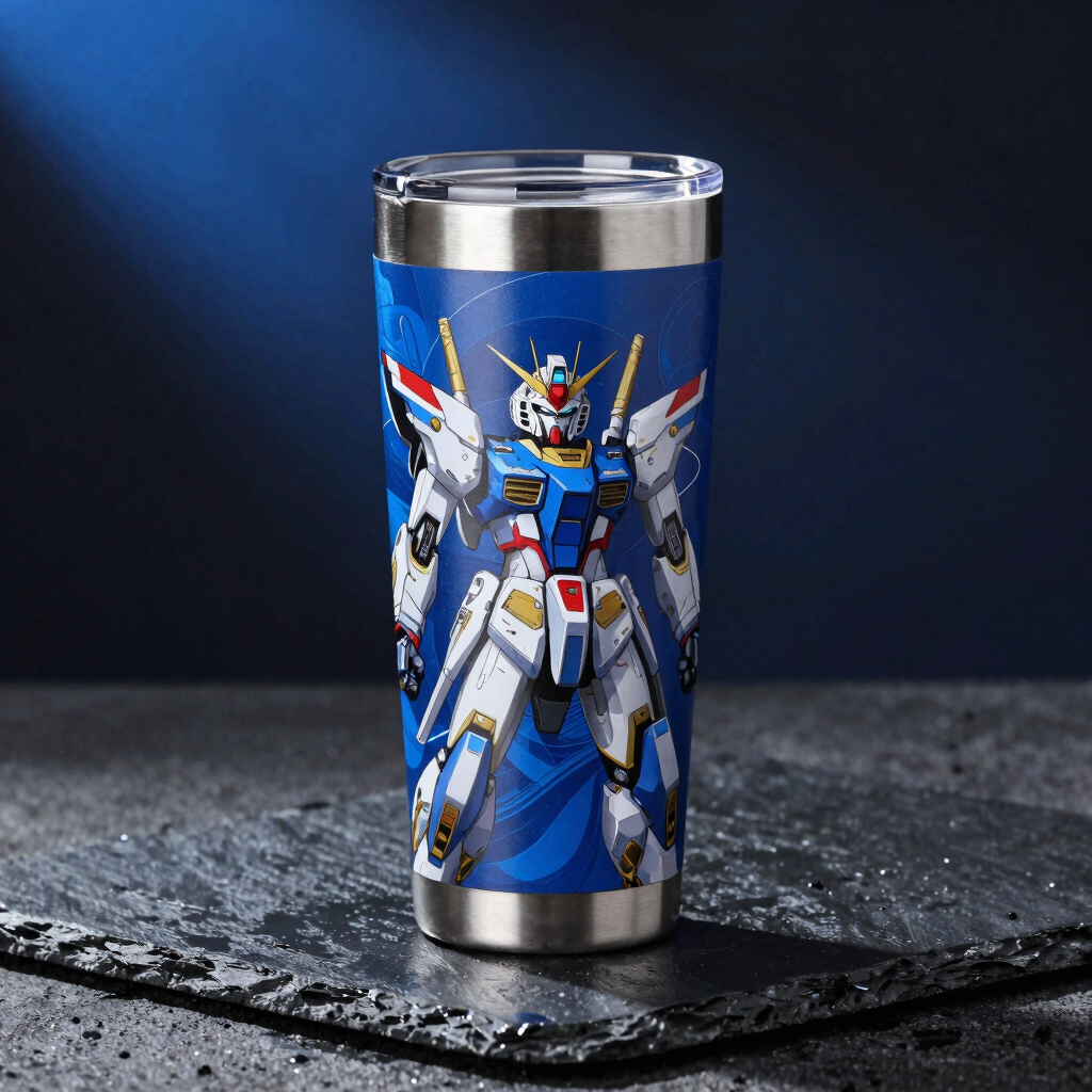 Chibi Mecha Anime Tumbler