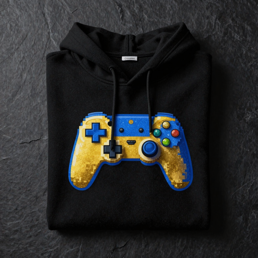 Pixel Quest Retro Gaming Hoodie