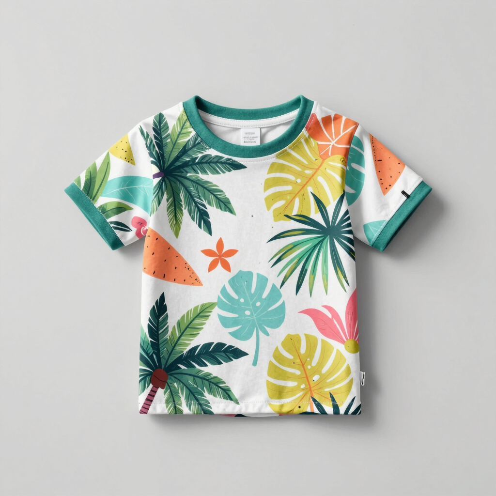 Playera Tropical Patitas