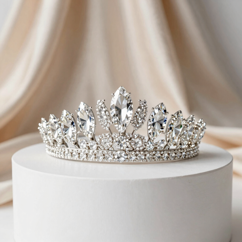 Embellished Crystal Bridal Tiara