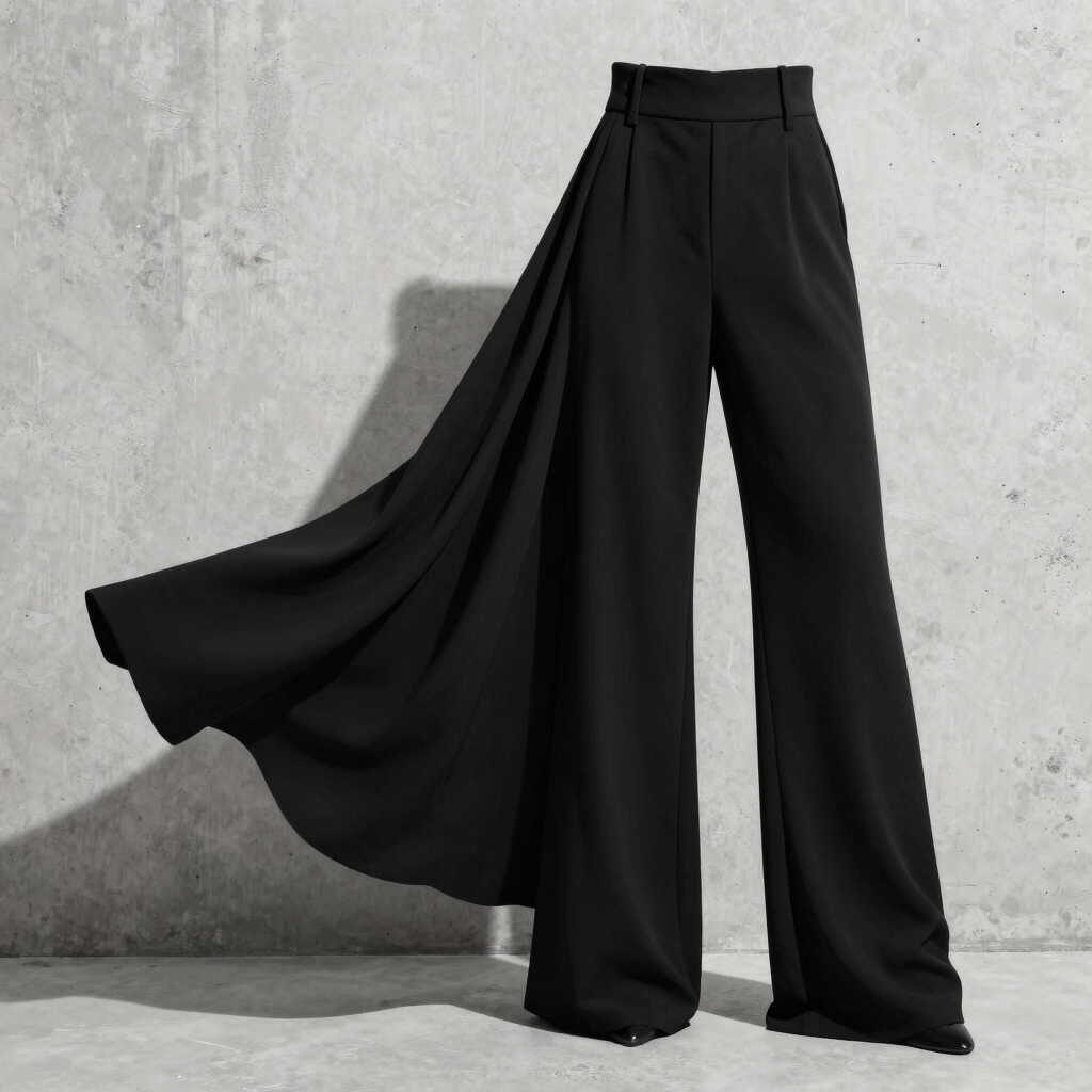 The Pleated Column Trouser