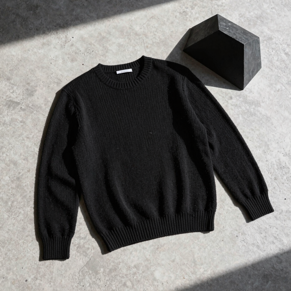 Asymmetric Ribbed Knit Top