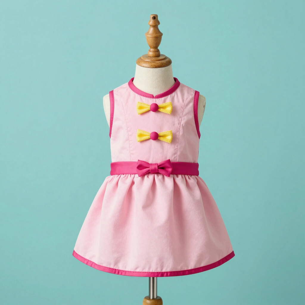 Vestido Artesanal Guanajuato Rosa