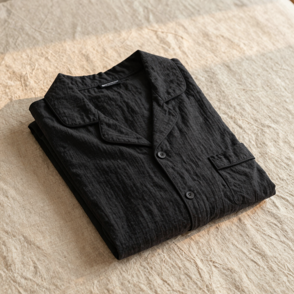 Nocturne Charcoal Cotton Pyjamas