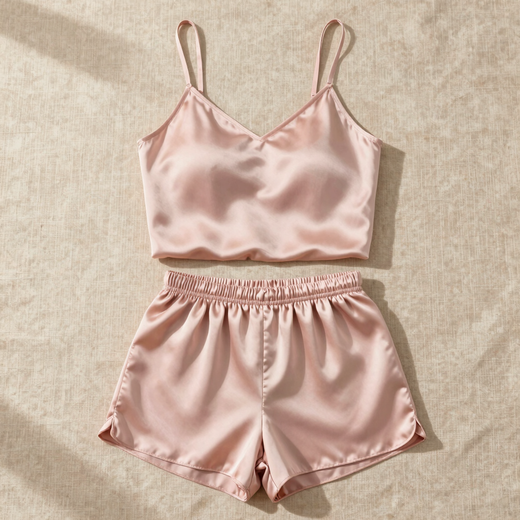 Celeste Silk Camisole & Shorts Set